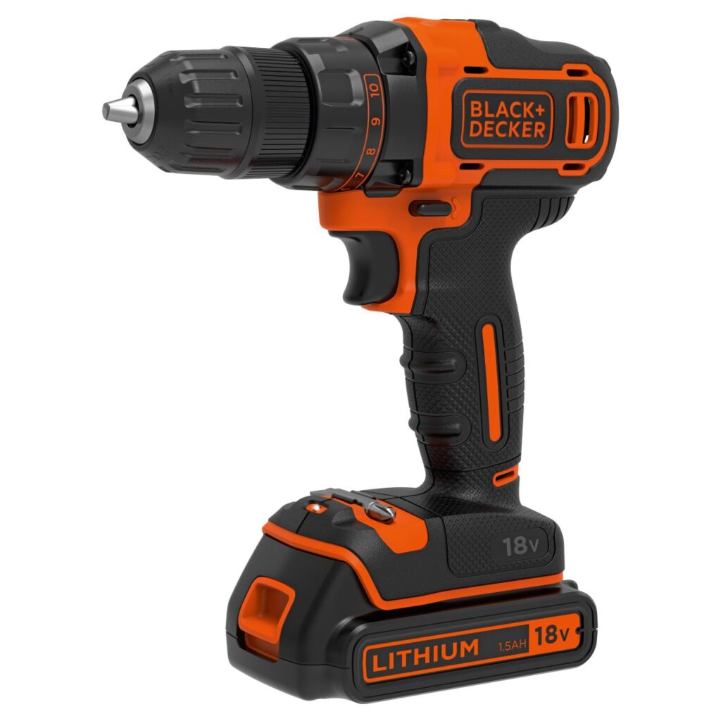 Masina de gaurit si insurubat Black&Decker BDCDD186-QW cu acumulator Li-Ion 1.5 Ah 18V si incarcator - Masini de gaurit si insurubat cu acumulator