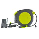 Furtun cu tambur retractabil automat 25m+2m MESTERINO TOOLS NW-I25, 1/2 inch, fixare pe perete - Unelte de irigat