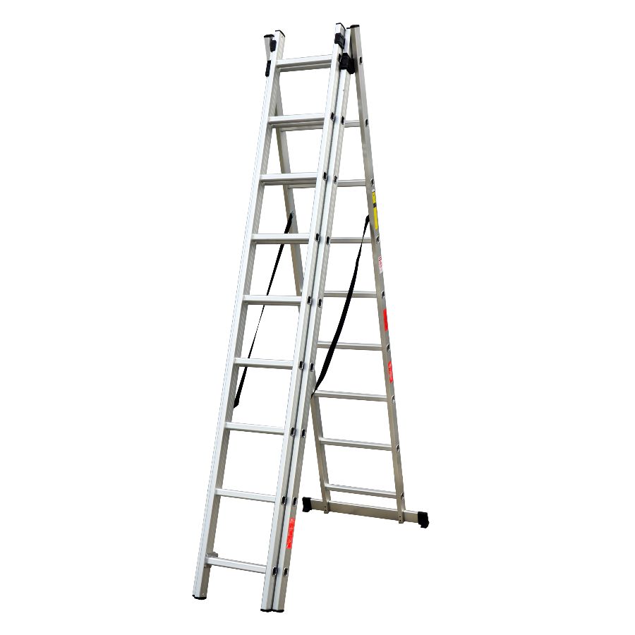 Scara combinata din aluminiu 3X9 trepte MESTERINO TOOLS MTJL207-3X9, 5.93 metri, greutate maxima 150 kg – SimpleTools Scara combinata din aluminiu 3X9 trepte MESTERINO TOOLS MTJL207-3X9, 5.93 metri, greutate maxima 150 kg - SimpleTools