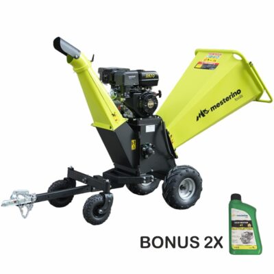 Tocator de crengi si resturi vegetale, MESTERINO MT-350PRO, motor pe benzina RATO in 4 timpi, 420 cc, 15 CP, diametru maxim de taiere 150 mm - Tocatoare resturi furajere