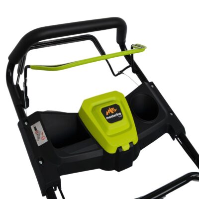 Masina tuns iarba/gazon autopropulsata MESTERINO BJXPM46-139, motor LONCIN 4 timpi, 3.3 cai, sasiu metal, latime taiere 46 cm, 8 nivele de taiere, sac colector 60 litri, evacuare lateral si mulcire - SimpleTools