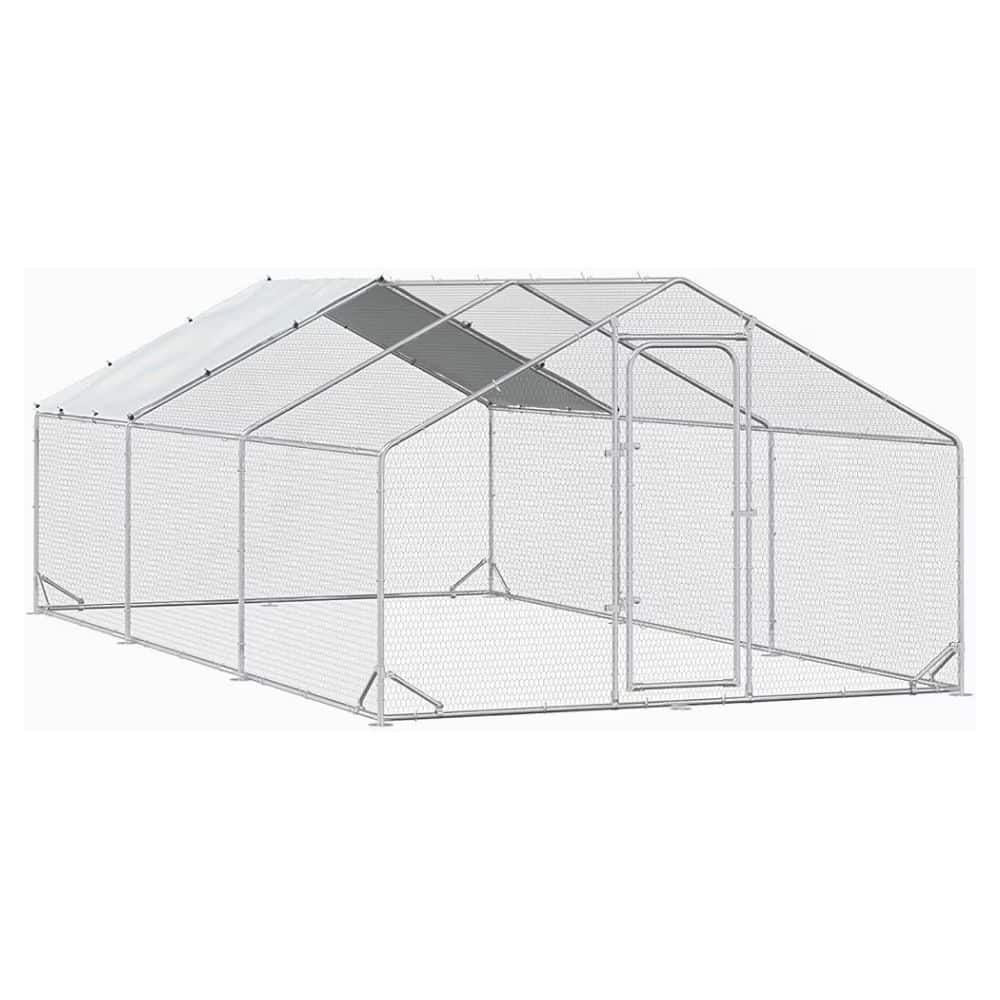Cotet / tarc pentru pasari 3 x 6 x 2 m din otel galvanizat MESTERINO TOOLS MTGC-036 - Zootehnie