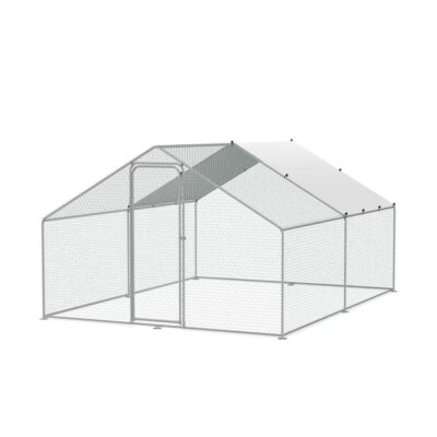 Cotet / tarc pentru pasari 3 x 4 x 2 m din otel galvanizat