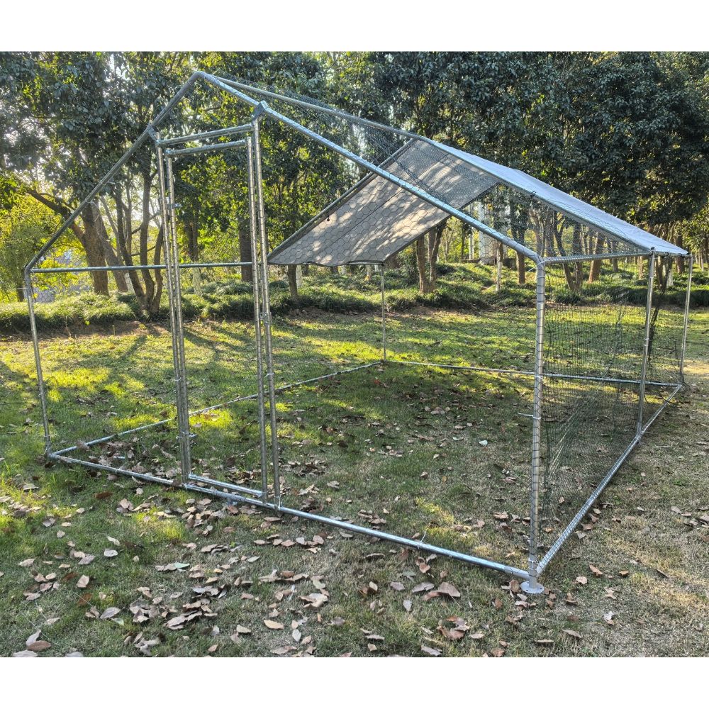 Cotet / tarc pentru pasari 3 x 4 x 2 m din otel galvanizat - Zootehnie