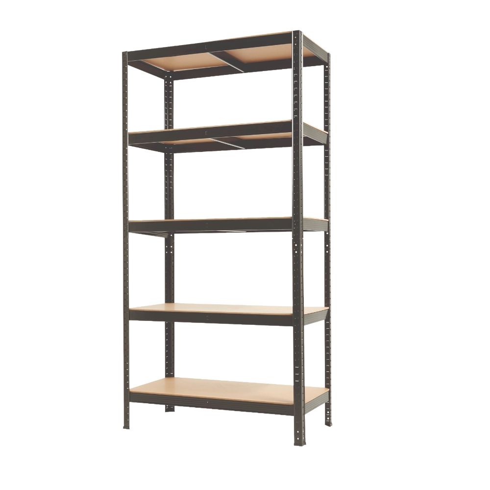 Raft cu 5 polite negru 265 kg / polita, 900 x 450 x 1800 mm, MESTERINO TOOLS MTTC-080A – SimpleTools Raft cu 5 polite negru 265 kg / polita, 900 x 450 x 1800 mm, MESTERINO TOOLS MTTC-080A - SimpleTools