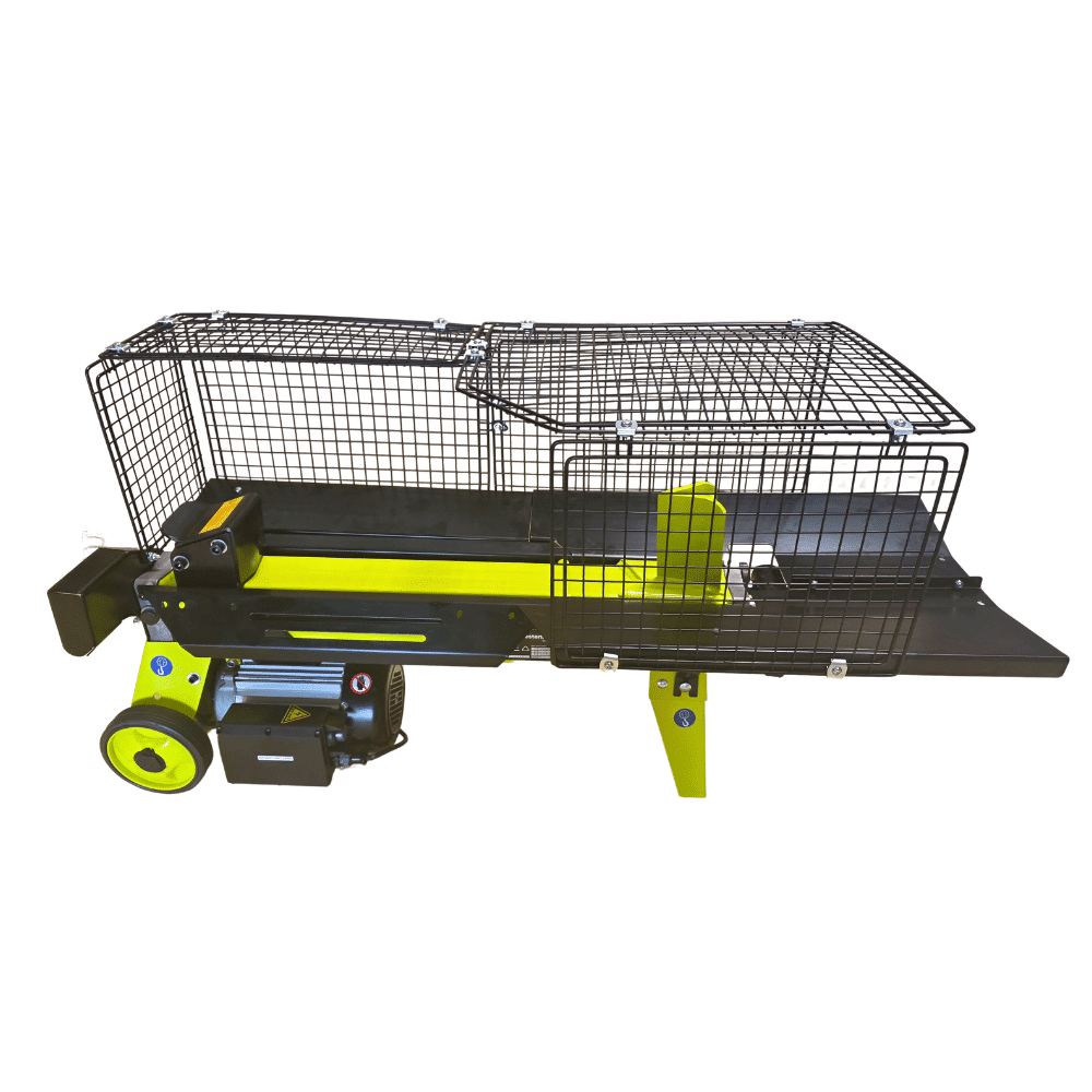 Despicator electric pentru lemne/busteni MESTERINO TOOLS MT-65558-6, forta 6 tone, motor 2200 W, cusca de protectie - Drujbe si Despicatoare busteni