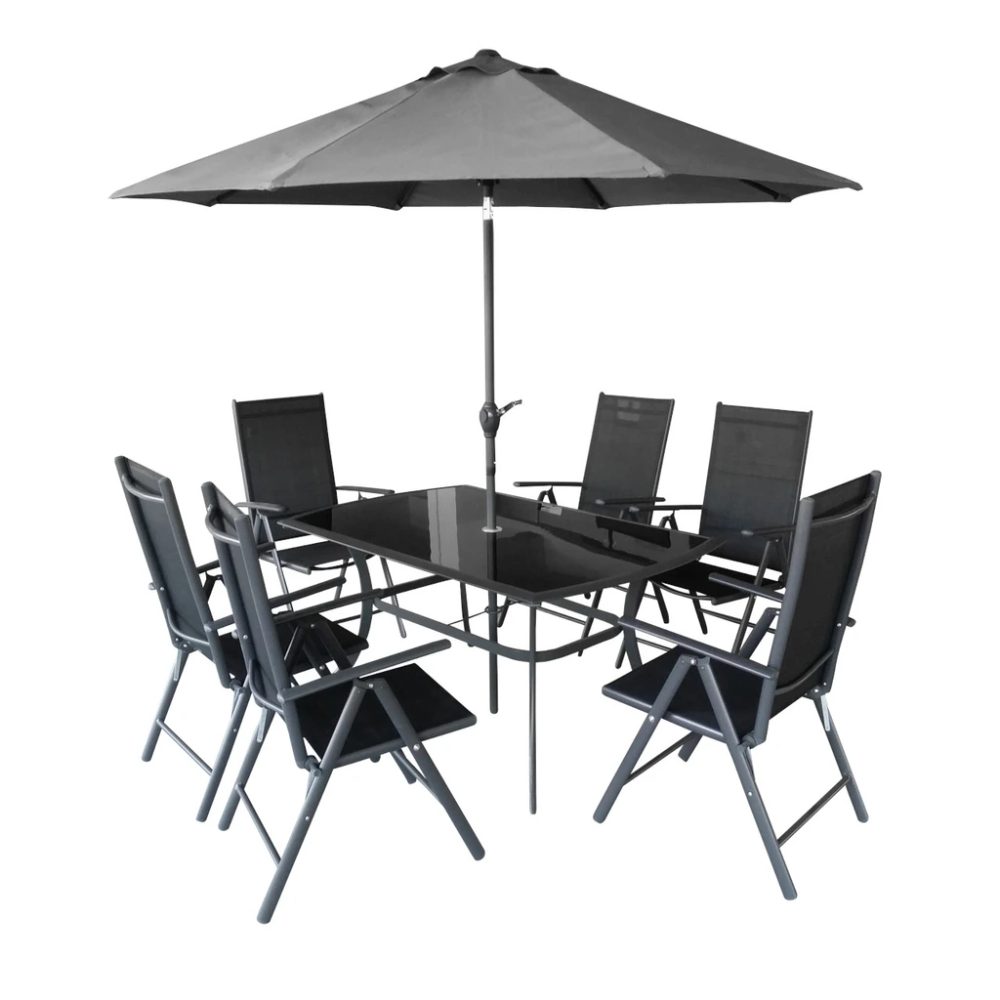 SHADOWSET – Set mobilier de gradina (1+6) si umbrela SHADOWSET - Set mobilier de gradina (1+6) si umbrela