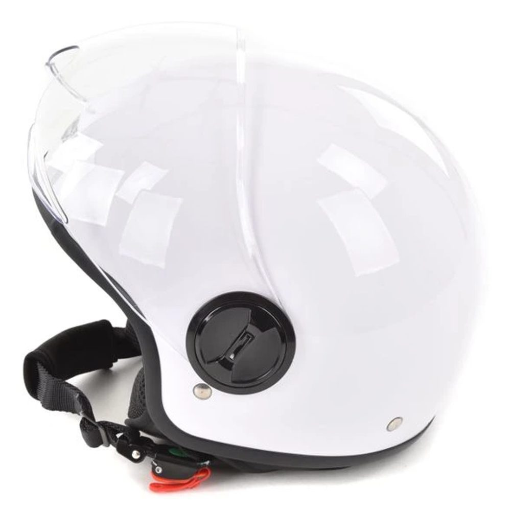 HECHT51631L - Casca alba L, scuter - ATV-uri, buggy-uri, motociclete, scutere