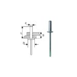 POP-NITURI STANDARD, ALUMINIU/OTEL - Suruburi si nituri