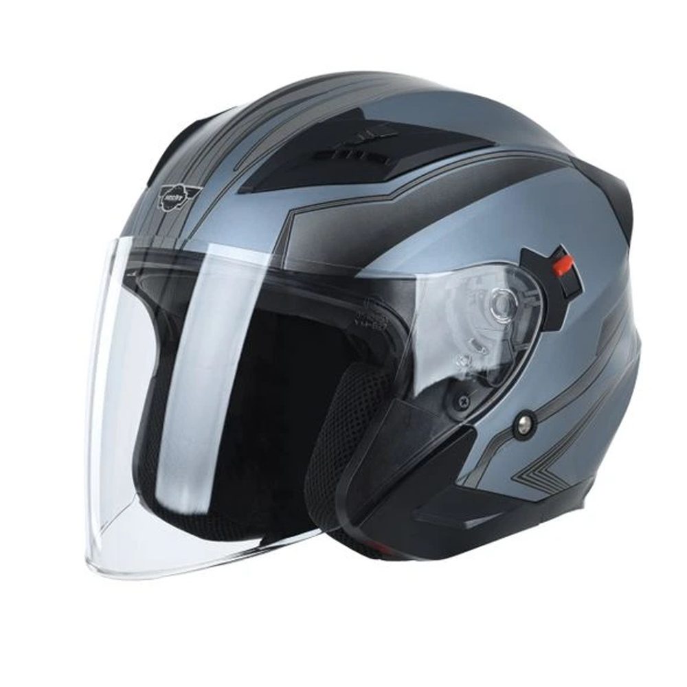 HECHT52627M - Casca albastra M, scuter - Accesorii auto si moto