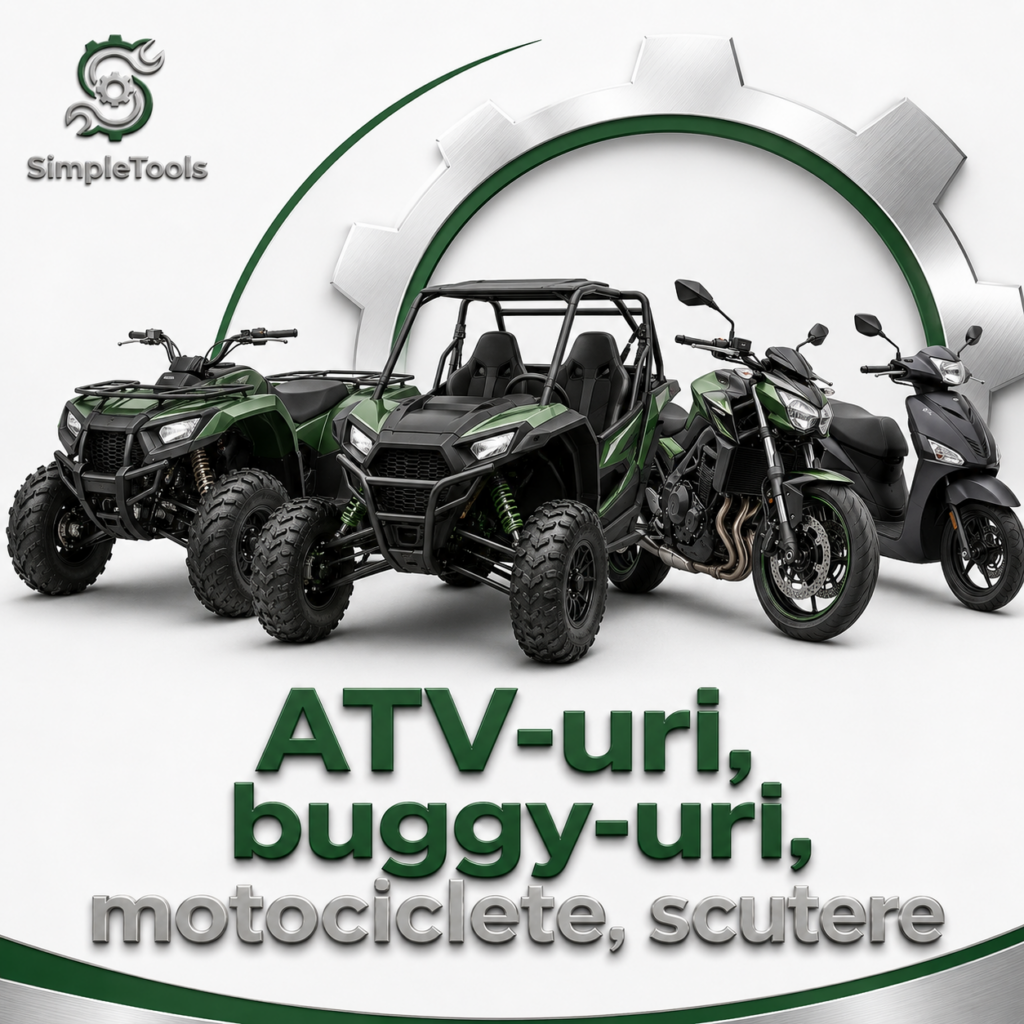 ATV-uri, buggy-uri, motociclete, scutere