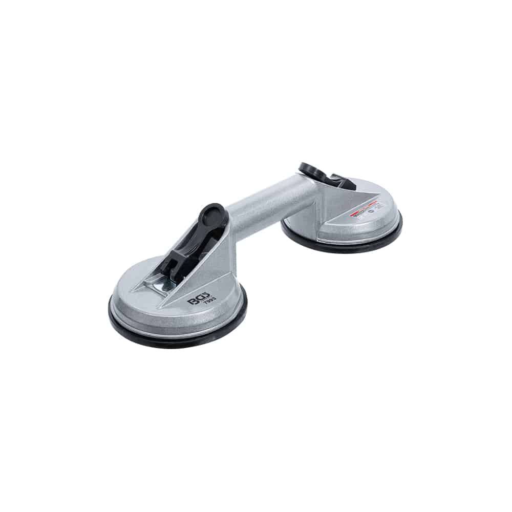 Dispozitiv din aluminiu cu 2 ventuze pentru ridicare parbrize, diametru 115 mm, sarcina max. 80 Kg, BGS 7993 - Inlocuire parbriz auto