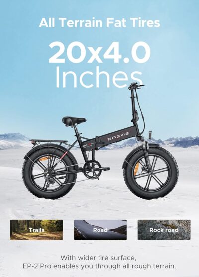 Bicicletă electrică pliabilă ENGWE EP-2 Pro Gri - SimpleTools