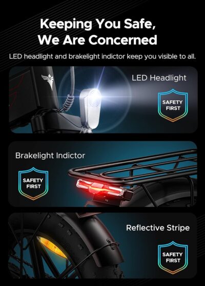 Bicicletă electrică pliabilă ENGWE EP-2 Pro Gri - SimpleTools