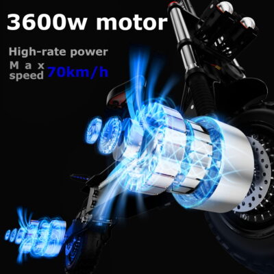 Trotineta electrica DUOTTS D66 - 2 motoare - SimpleTools