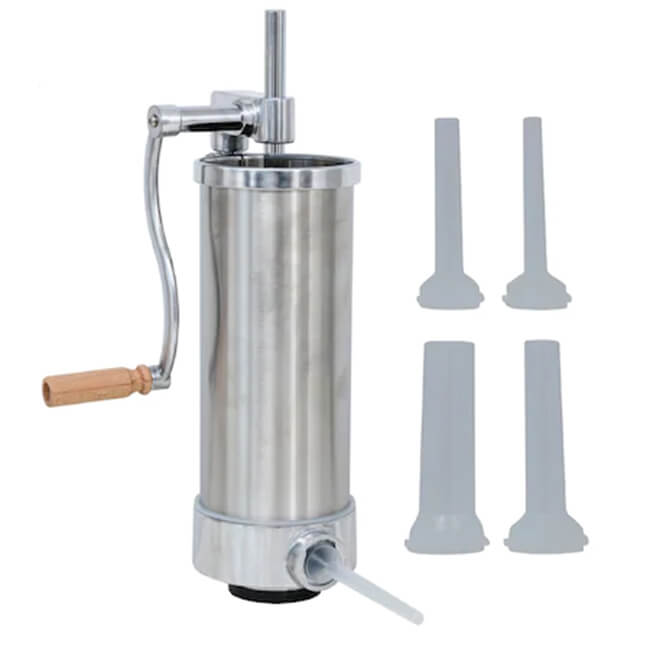 Aparat facut carnati Craft Tec vertical, 4Kg INOX - Masini umplut carnati