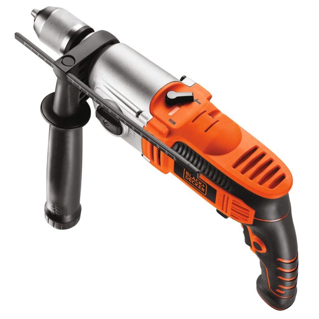 Masina de gaurit cu percutie Black&Decker, KR911K, 910 W 2 trepte - Bormasini
