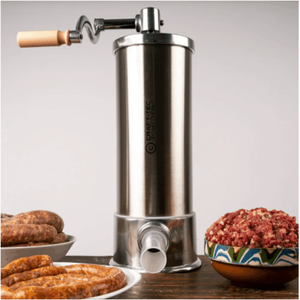Aparat facut carnati Craft Tec 6kg INOX - Masini umplut carnati