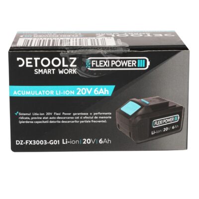Acumulator Li-Ion, Detoolz, 20V, 6Ah - SimpleTools