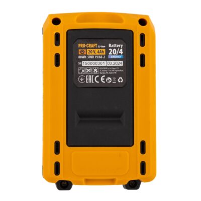 Acumulator PROCRAFT ENERGY 20V, 4Ah, LI-ION - In lucru