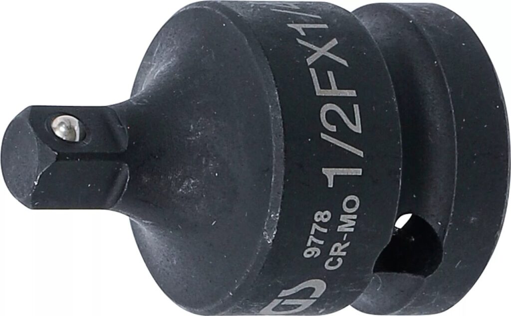 Adaptor de impact pentru tubulare cu antrenare 6, 3 mm (1/4") cu antrenare 12, 5 mm (1/2"), BGS 9778 - Adaptoare si prelungitoare