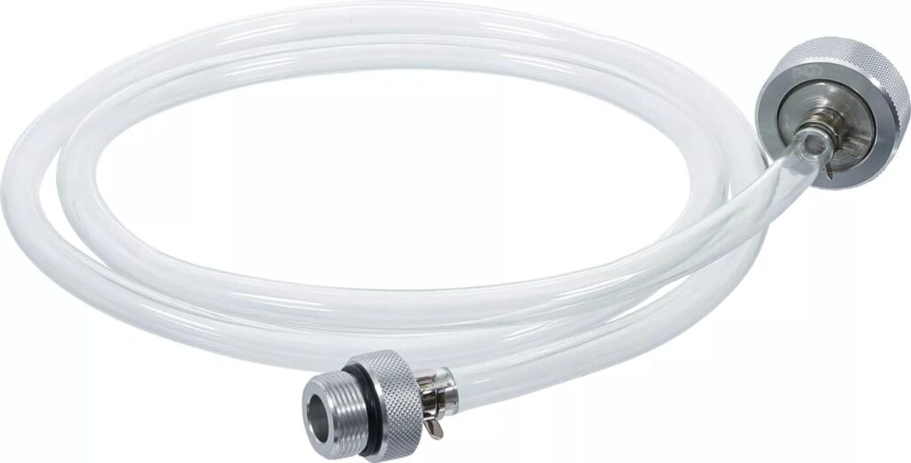 Adaptor M24 x 1, 5 cu furtun de umplere ulei de transmisie pentru VAG DSCG, BGS 1406 - Schimb ulei