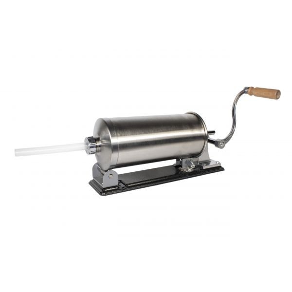 Aparat de umplut Carnati Elefant KY-2006PA, 3 kg, metal/inox, Orizontal/Rabatabil 4 palnii, prindere de masa - Masini umplut carnati