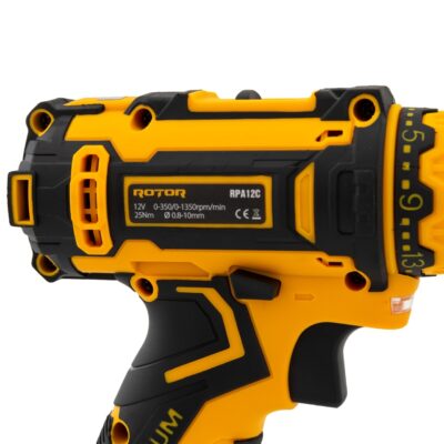 Autofiletanta cu 2 acumulatori, 12 V, 1500 mAh ROTOR RPA12C - Masini de gaurit si insurubat cu acumulator