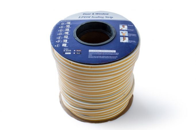 Banda Etansare Purfix 9*6MM profil D ALB - Bucatarie si Baie