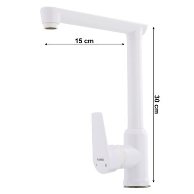 Baterie bucatarie din plastic PLAMIX Mario-017 White - In lucru