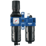 Baterie cu filtru, regulator de presiune si lubrificator - Regulatoare si separatoare