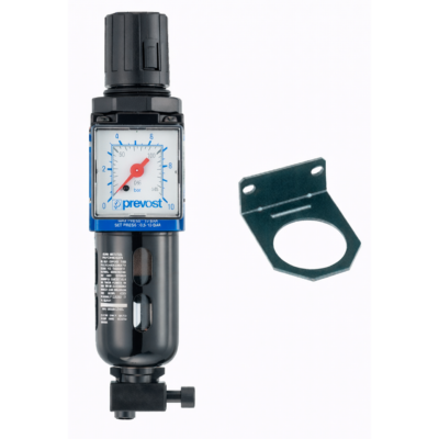 Baterie filtranta cu manometru inclus, G 1/2" Prevost