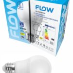 Bec LED A60 10W, E27, 6500K – Lumină rece FLOW FBLA6010W-R - In lucru