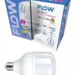 Bec LED T140 50W, E27, 6500K – Lumină rece FLOW FBLT14050W-R - In lucru