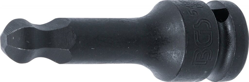 Bit de impact Inbus cu cap sferic 12 mm, lungime 75 mm, antrenare 1/2", BGS 5488-12 - Chei Tubulare cu Biti