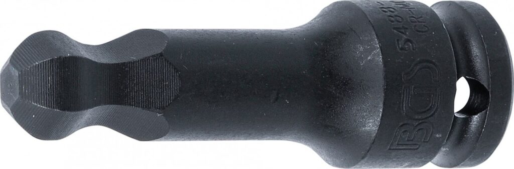 Bit de impact Inbus cu cap sferic 14 mm, lungime 75 mm, antrenare 1/2", BGS 5488-14 - Chei Tubulare cu Biti