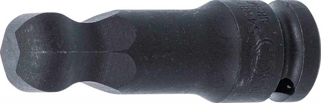 Bit de impact Inbus cu cap sferic 19 mm, lungime 75 mm, antrenare 1/2", BGS 5488-19 - Chei Tubulare cu Biti