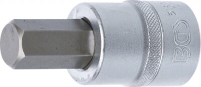 Bit Imbus 19 mm, lungime 85mm, antrenare cu tubulara 3/4”, BGS 5189-H19