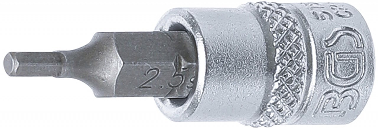 Bit Imbus 2,5mm cu tubulara 1/4″ (6,3mm), BGS 5154 – SimpleTools Bit Imbus 2,5mm cu tubulara 1/4" (6,3mm), BGS 5154 - SimpleTools