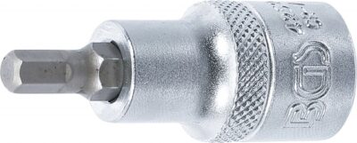 Bit Imbus 6 mm, lungime 53mm, antrenare cu tubulara 1/2", BGS 4252