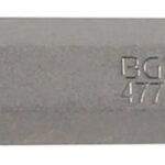 Bit Ribe M8, lungime 100 mm, antrenare 3/8", BGS 4773 - Chei Tubulare cu Biti