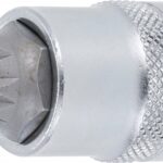 Bit Spline (XZN) M16 cu gaura, lungime 55mm, antrenare cu tubulara 1/2", BGS 4356 - Chei Tubulare cu Biti