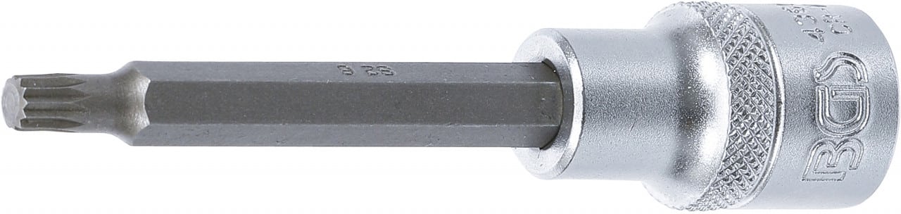 Bit Spline (XZN) M6, lungime 100mm, antrenare cu tubulara 1/2″, BGS 4360 – SimpleTools Bit Spline (XZN) M6, lungime 100mm, antrenare cu tubulara 1/2", BGS 4360 - SimpleTools