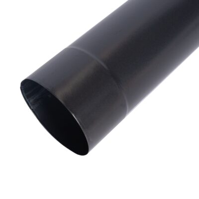 Burlan pentru soba pe lemne, 130 mm, Gri mat - SimpleTools