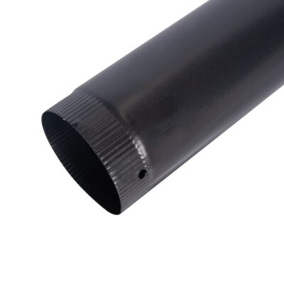 Burlan pentru soba pe lemne, 130 mm, Gri mat - SimpleTools