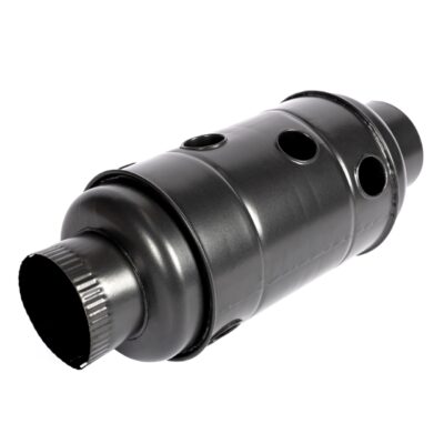Burlan recuperator caldura, rotund, 120 mm, Gri mat - SimpleTools