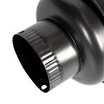 Burlan recuperator caldura, rotund, 120 mm, Gri mat - SimpleTools
