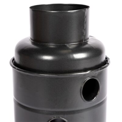 Burlan recuperator caldura, rotund, 120 mm, Gri mat - SimpleTools