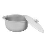 Ceaun tuci aluminiu alimentar cu capac, capacitate 5 litri ROTOR - In lucru