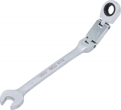 Cheie combinata cu clichet 12 mm dublu articulata, BGS 6172